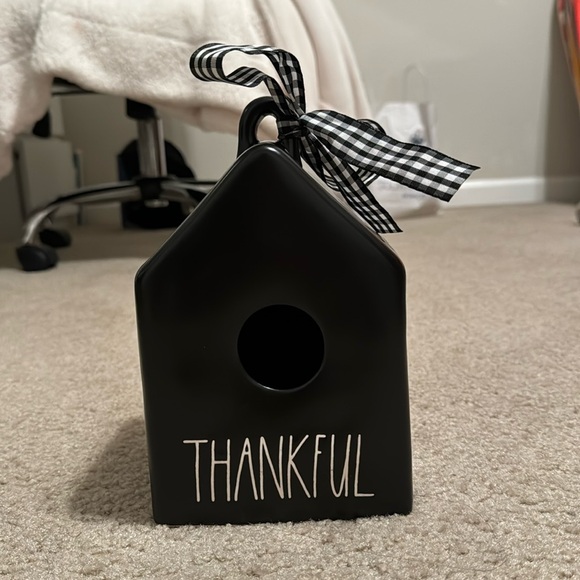 Rae Dunn by Magenta Black Thankful Birdhouse - Picture 1 of 6